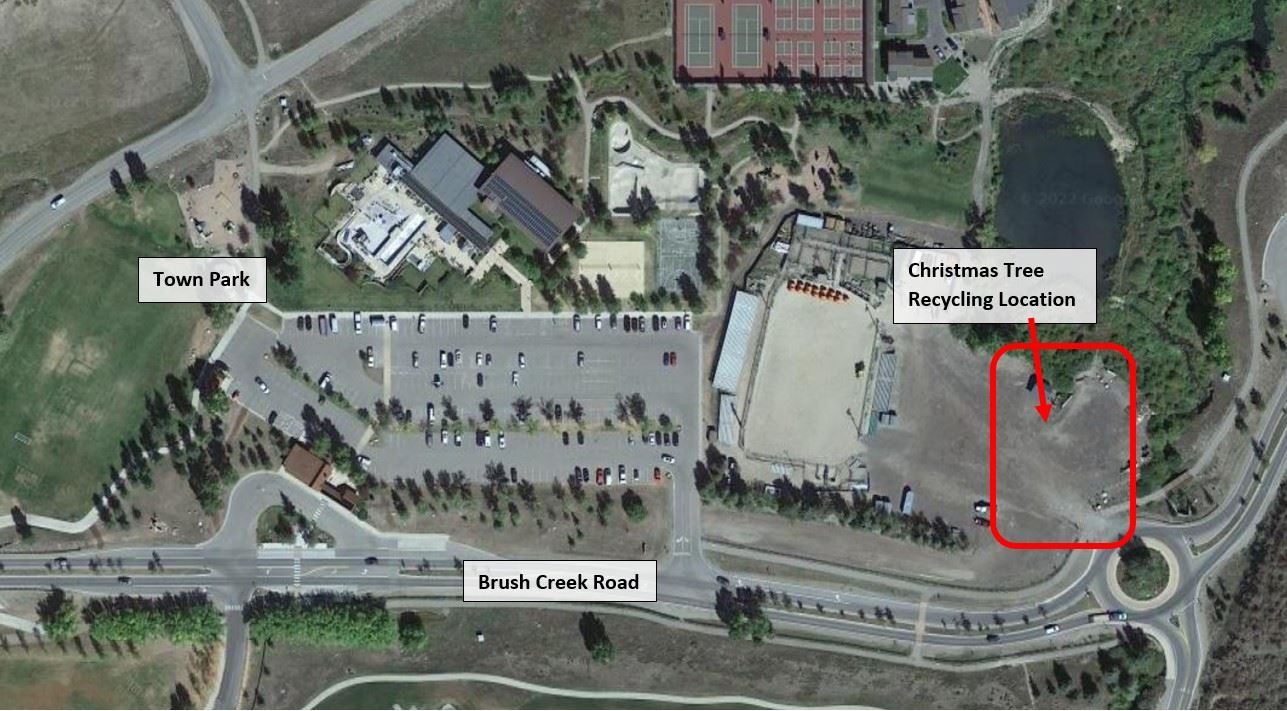 Christmas Tree Recycling Location Map