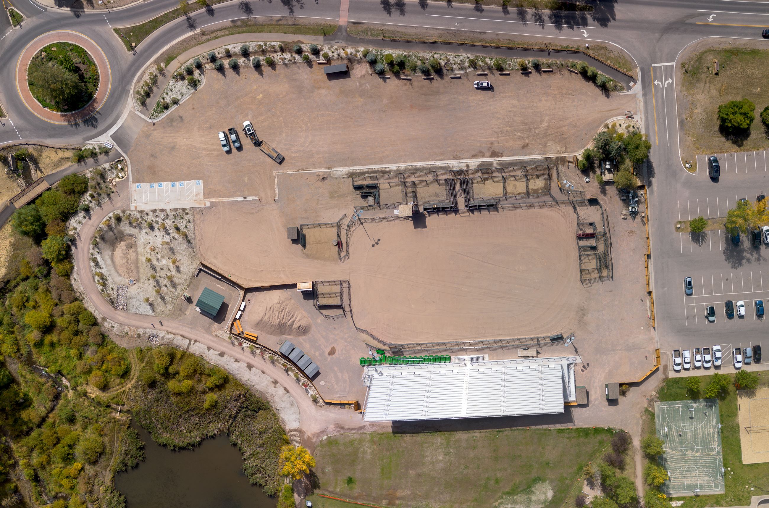 Snowmass Rodeo Arena Aerial